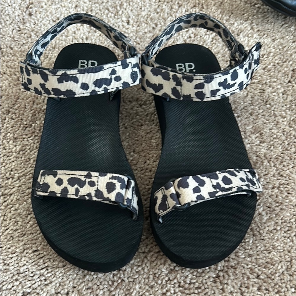 bp women’s Leopard Print Sandals